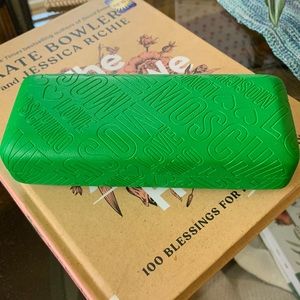 Green Love Moschino Glasses Case